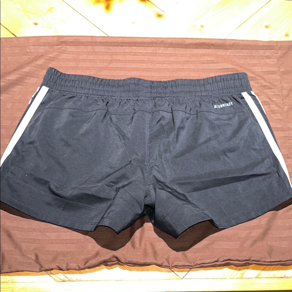 Adidas Classic Black Athletic Pacer Shorts NWT - Picture 9 of 12